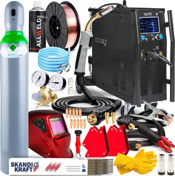 Svářečka INVERTOROVÁ SVÁŘEČKA SPARTUS EASY MIG 375 MMA TIG 400V 350A SYNERGIE 4R 3V1