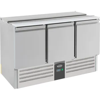 Gastrofans Saladeta chladicí, 3 dveřová - nerezová