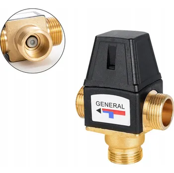 Ventil TERMOSTATICKÝ SMĚŠOVACÍ VENTIL 1" VNITŘNÍ ZÁVIT TŘÍCESTNÝ DN25 1 COLOVÝ