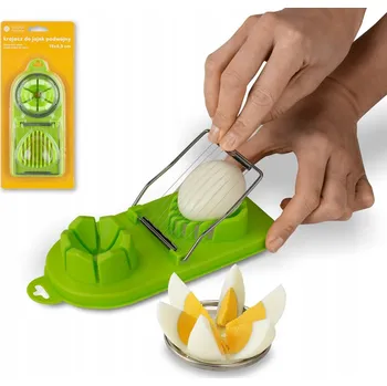 Kráječ na chleba Kráječ vajec dvojitý, kráječ na plátky a měsíčky 19x8,5 cm Tadar