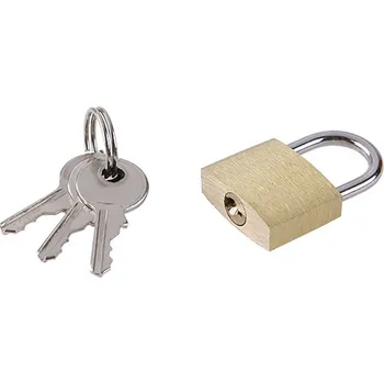 Visací zámek Zámek visací mosaz 20mm