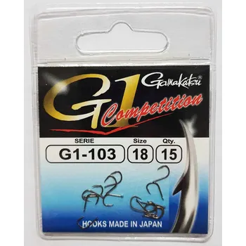 Rybářský háček Zemní Háčky s protihrotem Gamakatsu G1-103 15 ks