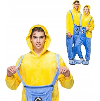 Karnevalový kostým Pyžamo Onesie Kigurumi Kostým Minion M: 155-165 cm