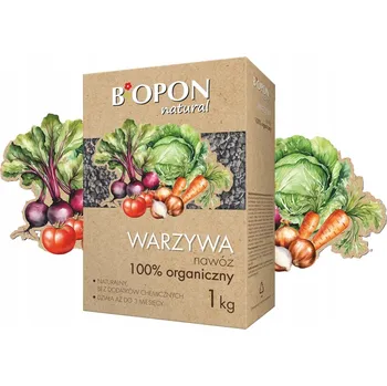 Hnojivo BIOPON NATURAL přírodní hnojivo na zeleniny granulát 1kg