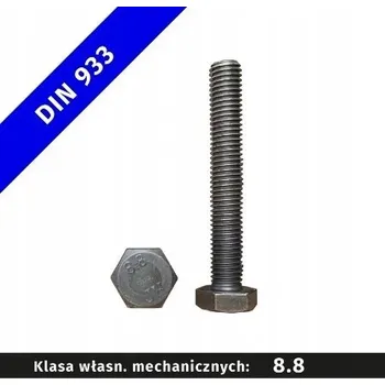 Šroub Šroub M20×40-8.8 DIN 933 - 1 ks