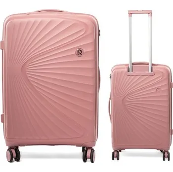 JAKS Cestovní kufr PP6 Premium Barevné varianty: růžová XXL + kosmetická taška zdarma