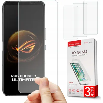 Pouzdro na mobilní telefon Hybridní Sklo ArmorShield pro Asus ROG Phone 7 Pro, 3 ks