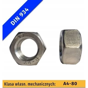 Matice Šestihranná matice M8 A4-80 DIN 934 - 10 ks