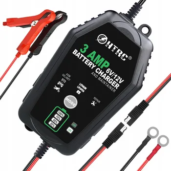 Nabíječka autobaterie AUTOMATICKÁ INTELIGENTNÍ NABÍJEČKA AKUMULÁTORŮ LCD 6V 12V 3A