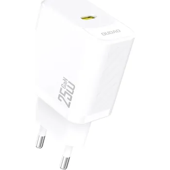 Dudao A27 nabíječka do sítě USB-C PD / 25W / GaN / bílá