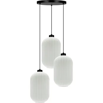 Kaja Vilar závěsné svítidlo 3x15 W bílá-černá K-5736