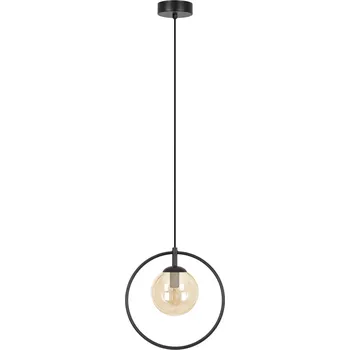 Kaja Venta závěsné svítidlo 1x10 W černá-jantarová K-5476