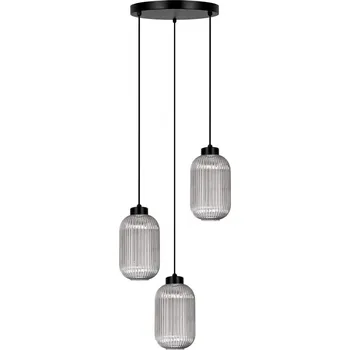 Kaja Silva závěsné svítidlo 3x15 W černá-grafitová K-5755