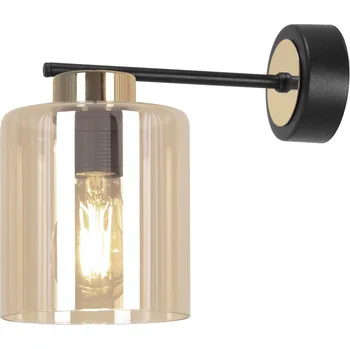 Nástěnné svítidlo Kaja Aurelia nástěnné svítidlo 1x15 W černá-zlatá-jantarová K-5523