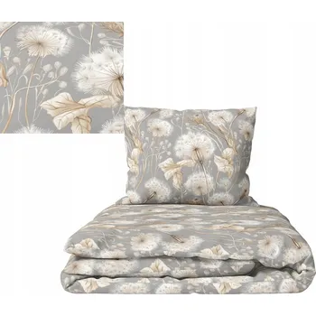 Povlečení HOTELOVÉ POVLEČENÍ 160x200 BAVLNA 100% PÉŘOVÉ LETNÍ ŠEDO