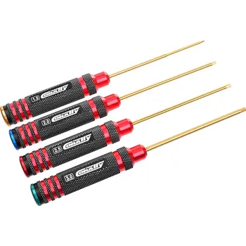 Šroubovák Imbusové šroubováky - metrické - ALU verze SADA: 1.5, 2.0, 2.5 a 3.0 x 100mm, 4 ks.