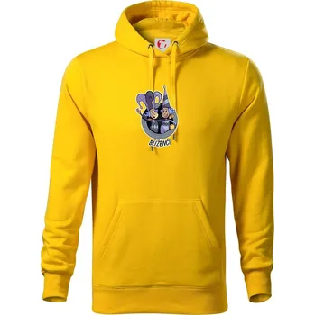 Pánská mikina Znamení komiks blíženci - Mikina pánská Cape s kapucí - XL ( Žlutá )