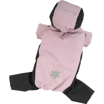 Obleček pro psa Kombinéza Ski - starorůžová M