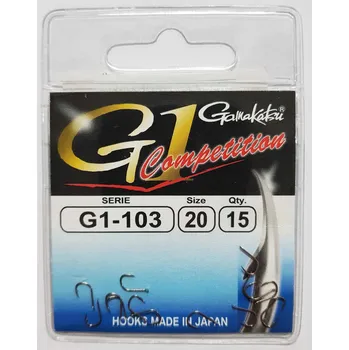Rybářský háček Háčky zemní s otřepem Gamakatsu G1-103 15 ks