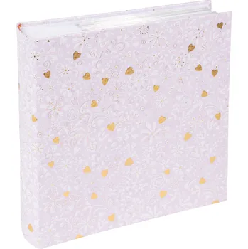 Fotoalbum Fotoalbum slip-in 200/10x15 cm 23x23 cm Finamente lilac 17036 GOLDBUCH
