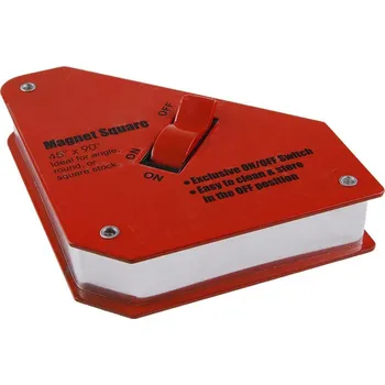 Příslušenství ke svářečce Magnet úhlový svařovací 45°, 90° 130x150x32mm s vypínáním