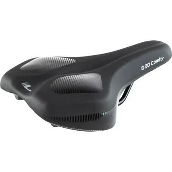 Sedlo na kolo LONGUS Sedlo 3D COMFOR M z paměťové pěny černé