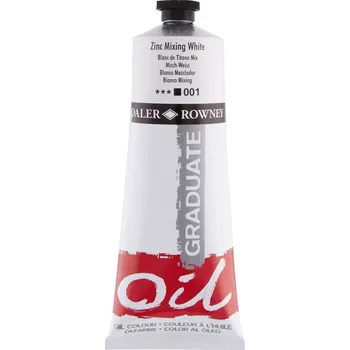 Olejová barva Daler Rowney Graduate Olejová barva Zinc Mixing White 200 ml 1 ks