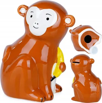 Pokladnička Pokladnička OPIČÍ OPICE otevíratelná pro sbírání peněz na peníze mince