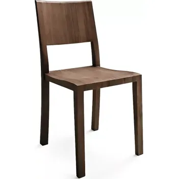 Jídelní židle Židle Sydney hnědá - VYSTAVENÝ KUS (Dřevěná židle masiv akácie)