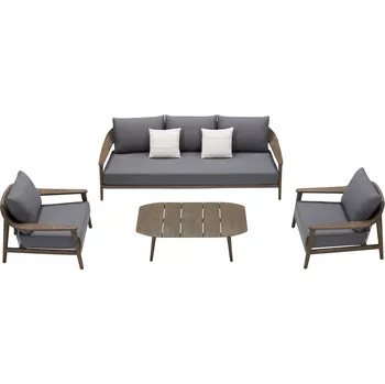 Zahradní sestava Zahradní 5 místná sedací souprava LEO GREY