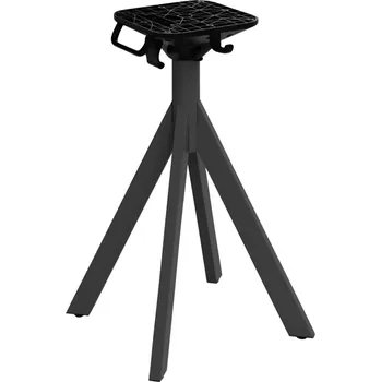 Zahradní stůl Zahradní stolová podnož CELESTE černá pro desky max O80 cm nebo 80×80 cm