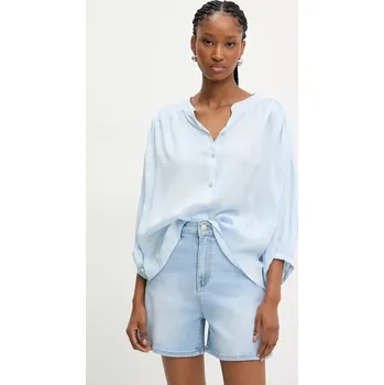 Dámská košile Košile Answear.LAB dámská, modrá barva, relaxed MS2004.ijk 50X, vel. S/M