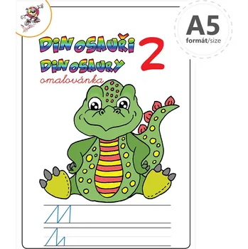 omalovánky Omalovánka A5 - Dinosauři 2