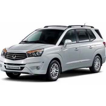 Nosič kol Příčníky Aurilis Green Valley Crossbar Vento Black pro Ssangyong Rodius 2013-2019 s podélníky