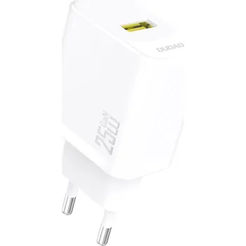 Dudao A27S nabíječka do sítě USB-A QC / 25W / GaN / bílá