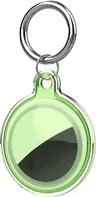Lokátor HT Držák / pouzdro pro Apple AirTag / s karabinou / IPX8 / zelená / 5907769372308