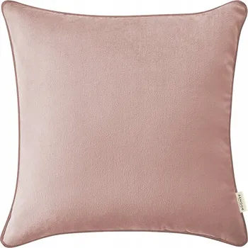 Povlak na polštářek Dekorační dekorační povlak na polštář 40x40 velurový Bianca pudrová růžová
