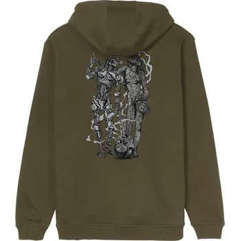 Pánská mikina SANTA CRUZ mikina - Wooten Duo Zip Hood Uniform Green (UNIFORM GREEN)