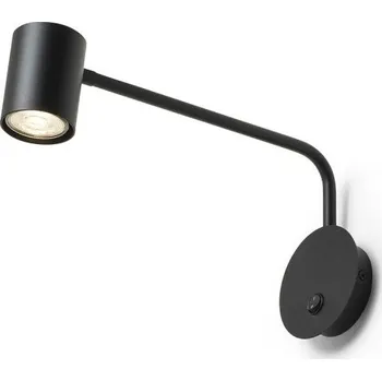 Bodové svítidlo RED - DESIGN RENDL FILIP s ramenem černá 230V GU10 5W - RED - DESIGN RENDL RED R14486