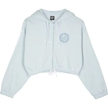 Pánská mikina SANTA CRUZ mikina - Check Outline Ringed Dot Zip Fresh Blue (FRESH BLUE) velikost: 6