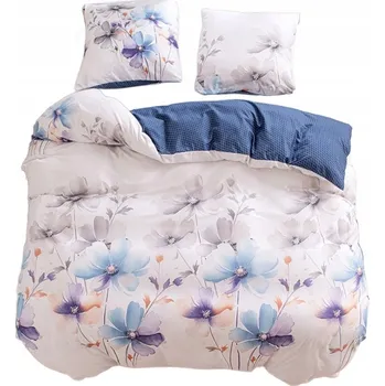 Povlečení Povlečení 140x200 bavlna satén oboustranný GierekHoff 2 kusy květiny