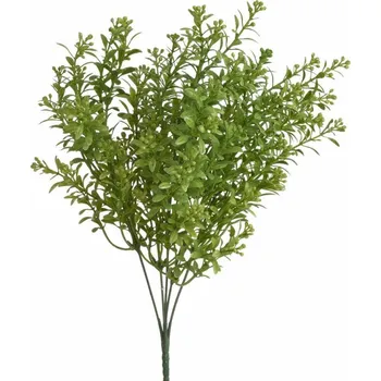 umělá květina Trs rostlina s drobnými lístky - zelená