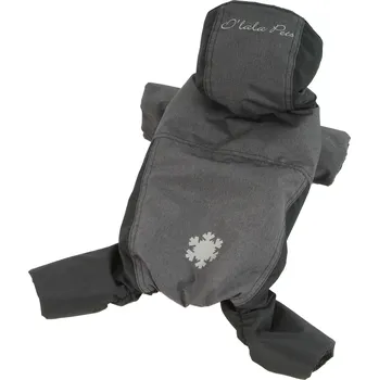 Obleček pro psa Kombinéza Ski - šedá XXL