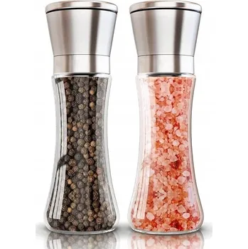 Mlýnek na koření Sada mlýnků na sůl a pepř, nastavitelná hrubost mletí