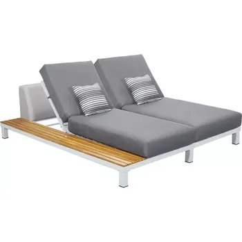 Zahradní lehátko Zahradní set lehátek POLO 2.0 WHITE