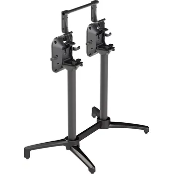 Zahradní stůl Zahradní stolová podnož ROSALIE/ELSA černá pro obdélníkové desky max 120x80cm