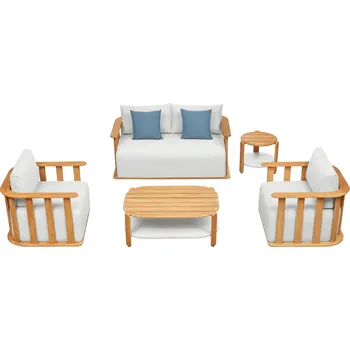 Zahradní sestava Zahradní 4 místná sedací souprava PALLISAD s odkládacím stolkem