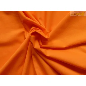 oranžový bavlněný úplet punto