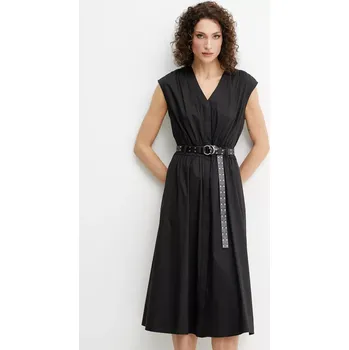 Dámské šaty Šaty MICHAEL Michael Kors černá barva, mini, MS5830KF4C 99X, vel. M