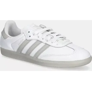 Pánské tenisky Kožené tenisky adidas Originals Samba OG bílá barva, JI3206 00X, EUR 47 1/3